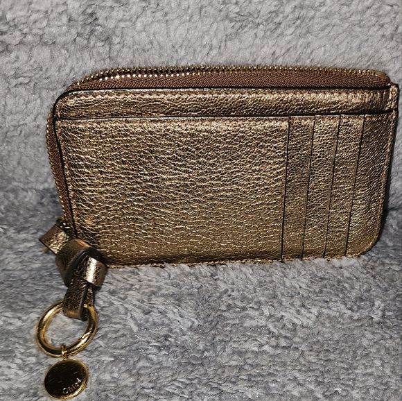Chloe Handbags - Chloé zip around card case EUC
